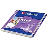 Verbatim 43507 DVD R 4-7 GB de una Sola Cara- de una Sola Capa 4700 MB